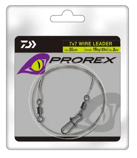 Objednat Nyní Daiwa Prorex Ocelový návazec 7x7, 30cm 5kg (2ks)