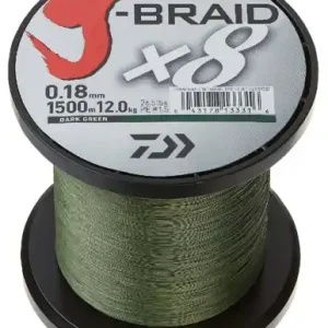 Daiwa J-Braid X8 Tm.zelená, 0.24mm 18.0kg 1m Kup Teď