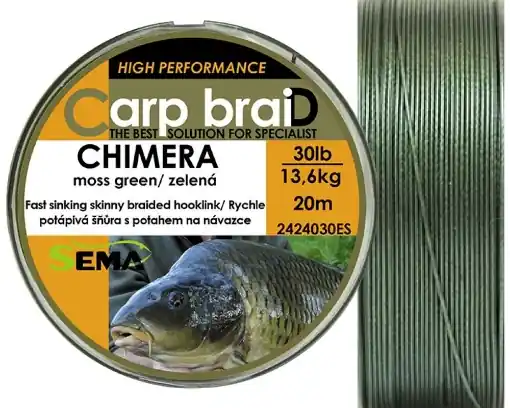Sema Carp braiD Chimera 20m, 20lbs/9.1kg Značkový