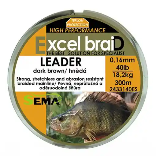 Šňůra Excel braiD Leader 600m, 0.31mm 54.5kg Nakupujte Hned