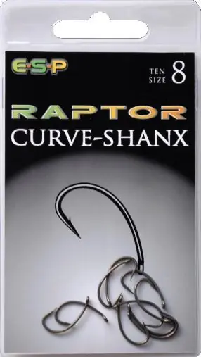 HÁČKY E-S-P RAPTOR CURVES SHANX vel. 10 Akční Cena
