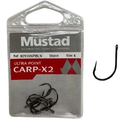 Koupit Online HÁČKY MUSTAD ULTRA POINT CARP-X2 60510NPBLN bal. 10ks vel. 7