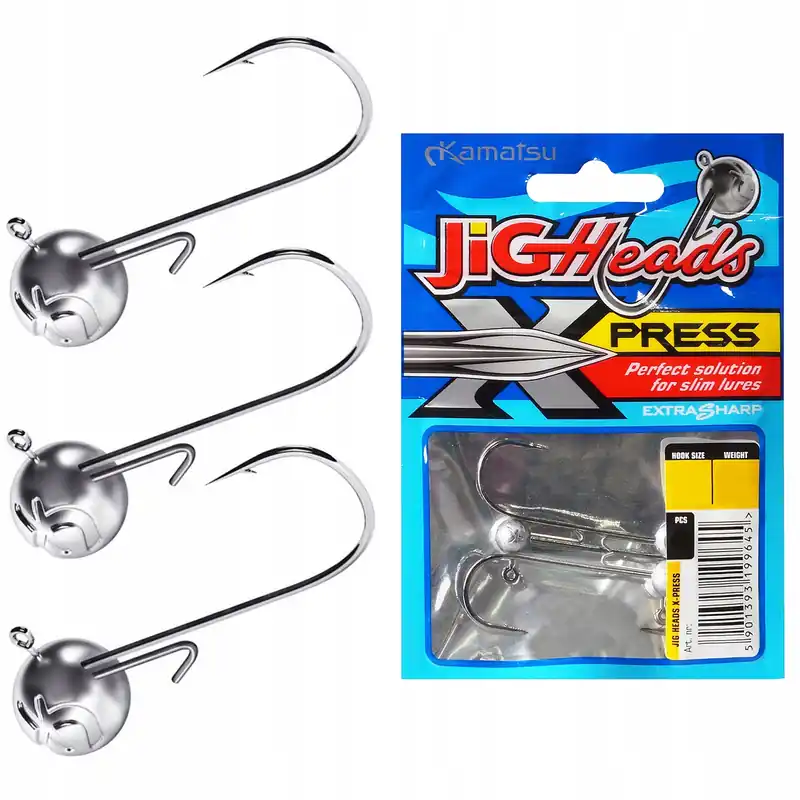 JIGOVÉ HLAVY KAMATSU XPRESS bal.3ks, vel.6/0, 30g Horká Nabídka