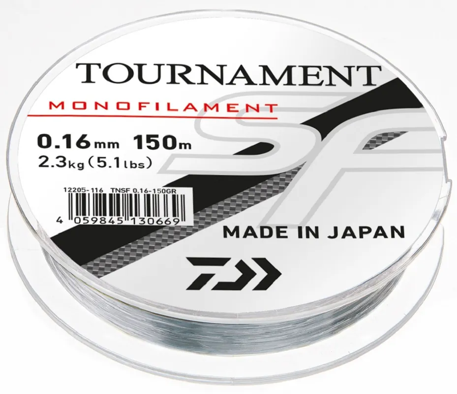 Jen Po Omezenou Doba VLASEC DAIWA TOURNAMENT SF 150m ŠEDÝ 0,16 mm
