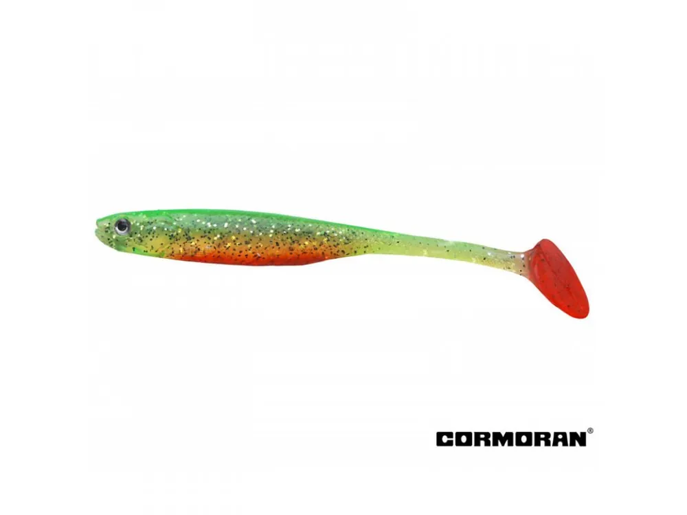 Akční Nabídka GUMOVÉ NÁSTRAHY CORMORAN CRAZY FIN SHAD GREEN TIGER 13 CM / 2KS