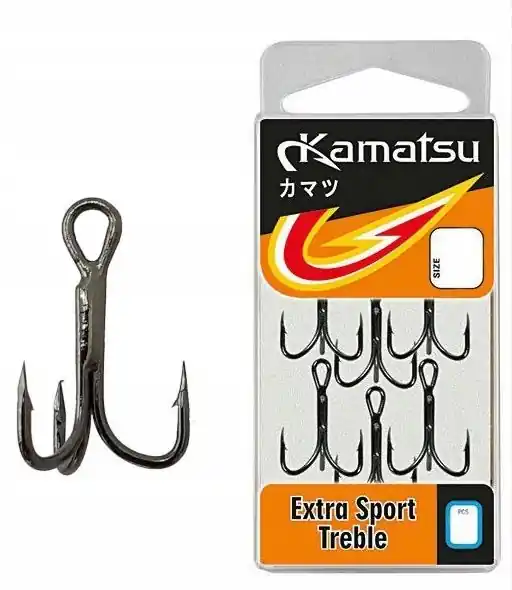 KAMATSU TROJHÁČKY EXTRA TRABLE HOOK VEL. 10 / 7 KS Omezená Nabídka