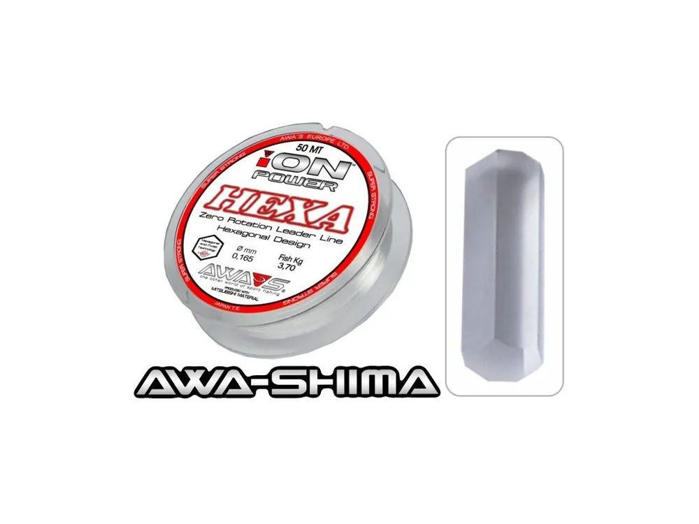Expresní Doručení VLASEC AWA-SHIMA ION POWER HEXA ANTI-TWIST 0,105 mm / 50m