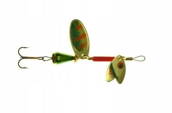 ROTAČNÍ TŘPYTKA MEPPS TROUT TANDEM ZLATÁ / ZELENÁ VEL. 2 / 10 G Nakupujte Hned