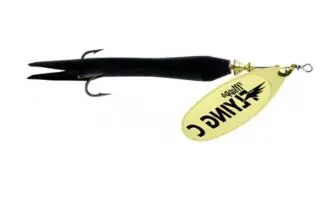 Originální Rotační třpytka Mepps Aglia Flying 25 g Zlatá - Černá