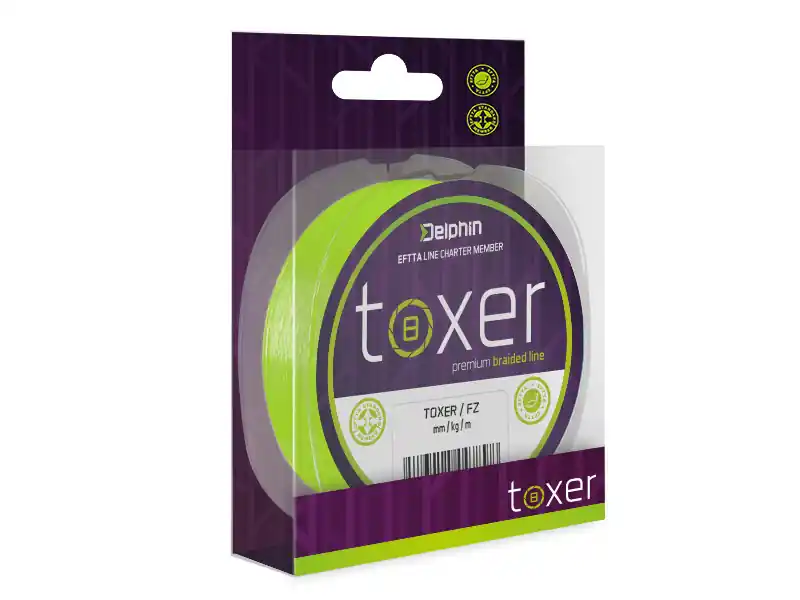 Pletená šňůra Delphin TOXER 8 fluo zelená 0,14 mm 6,3 kg 150 m Objednat Nyní