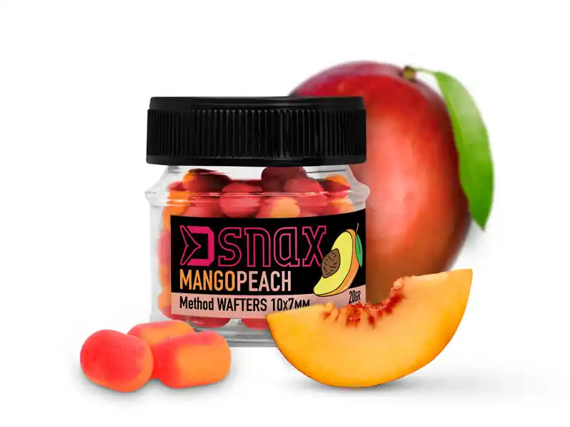 Nástraha Delphin D SNAX WAFT / Mango - Broskev / 10 X 7 mm Cenově Výhodný
