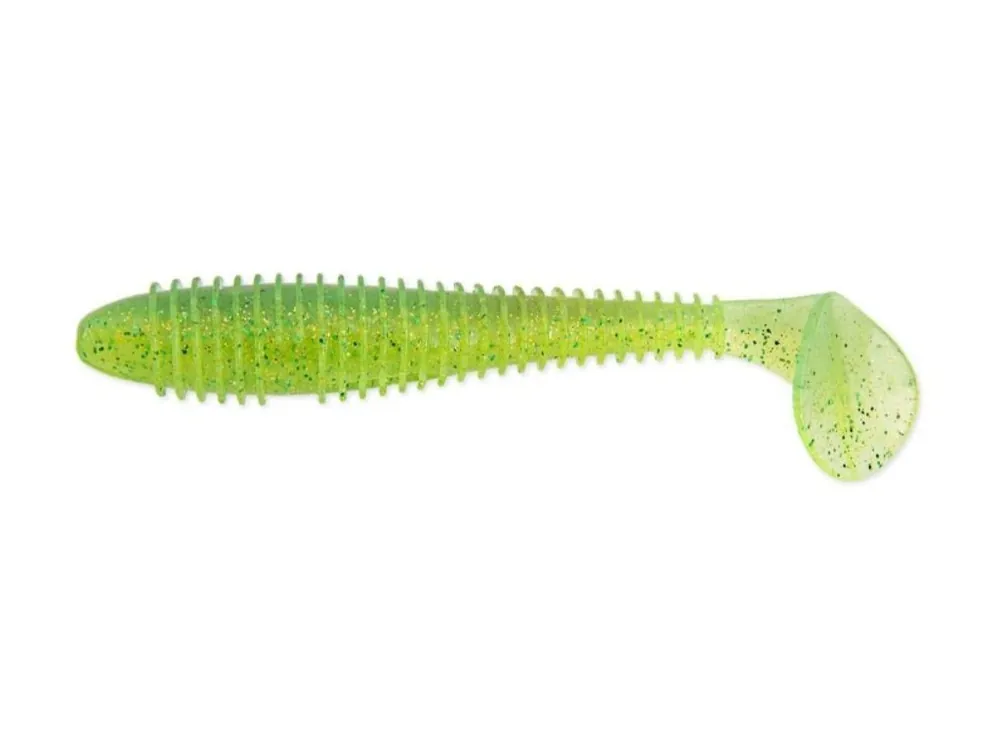 Gumová Nástraha Keitech Swing Impact Fat 5,8" 14,5cm Lime Chartreuse 424T (4ks) Speciální Cena