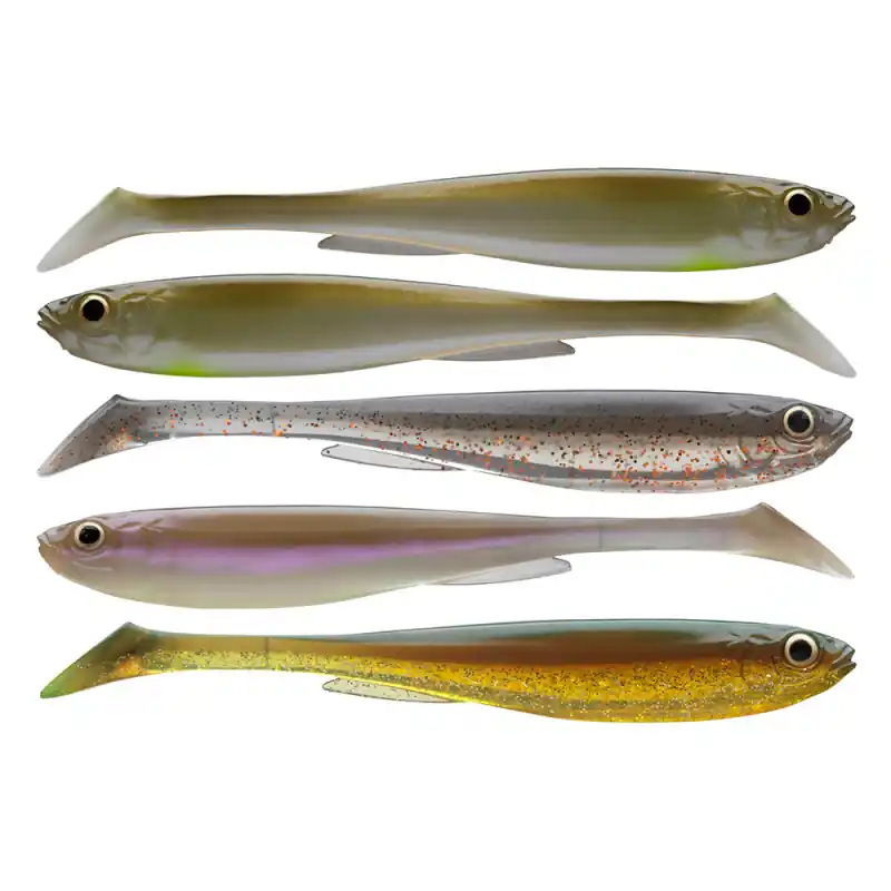 Kup Teď SADA GUMOVÝCH NÁSTRAH DAIWA PROREX SLIM SHADY NATURE SET 10,5 CM / 4 KS
