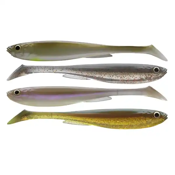 Nízká Cena SADA GUMOVÝCH NÁSTRAH DAIWA PROREX SLIM SHADY NATURE SET 13,5 CM / 4 KS