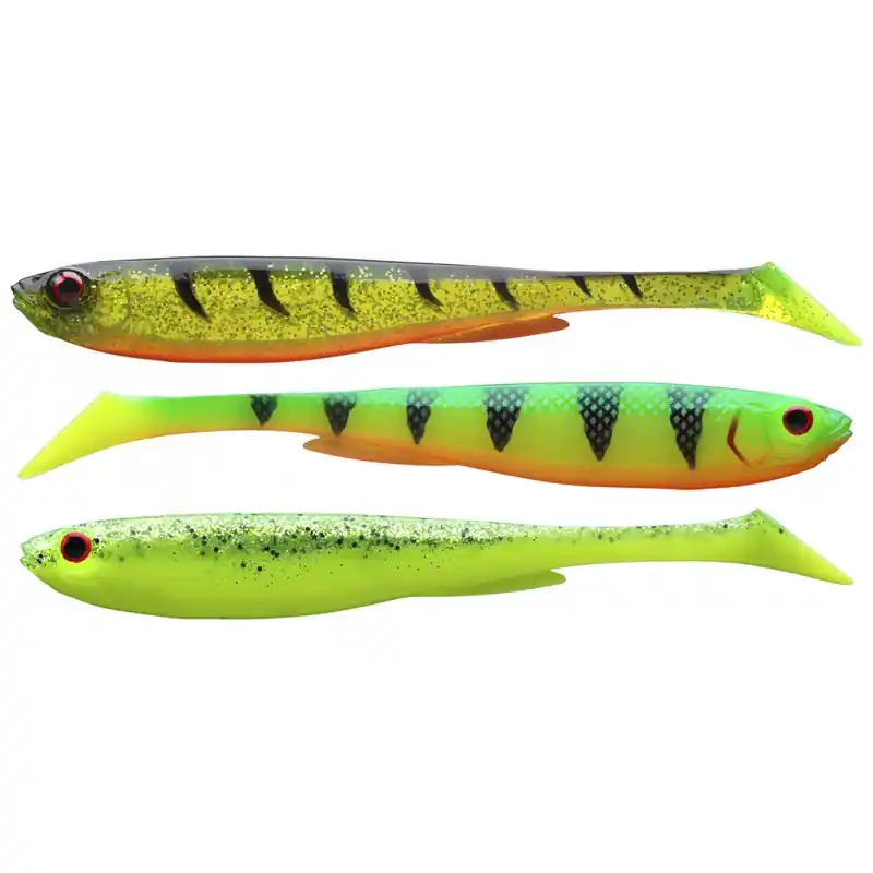 SADA GUMOVÝCH NÁSTRAH DAIWA PROREX SLIM SHADY FLASH SET 16 CM / 3 KS Cenový Hit