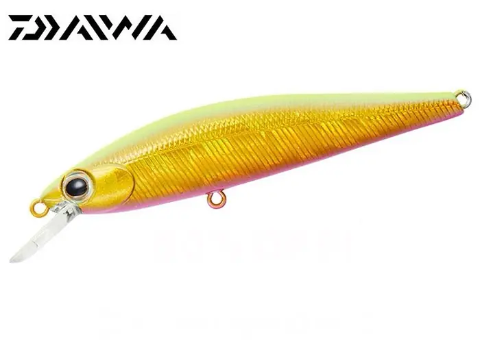 Omezená Nabídka Wobler Daiwa Dr. Minnow 70 mm Floating Golden Chart