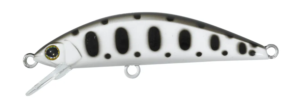 Wobler Illex Tricoroll 55 HW 55mm HW Fast Sinking White & Black Yamame Expresní Doručení