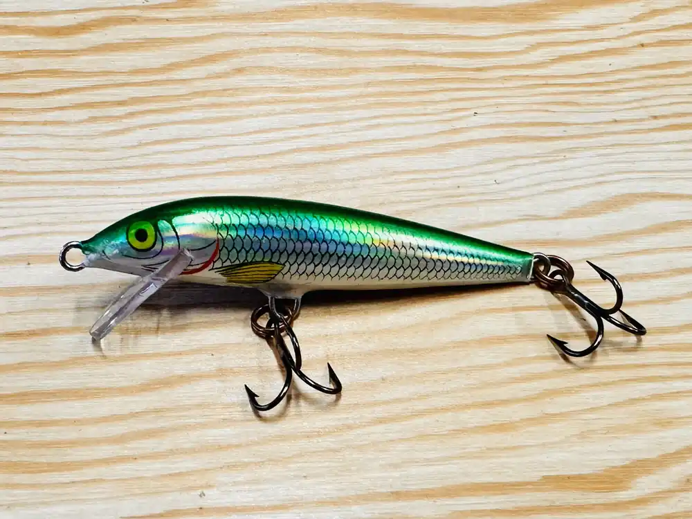 Super Cena Wobler RAPALA Floating 07 HESH Holographic Emerald Shiner 7cm / 4g