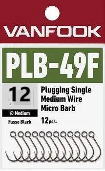 Speciální Cena VANFOOK PLB-49F MICRO BARB HÁČKY NA WOBLERY A TŘPYTKY / VEL. 12 / 12 KS