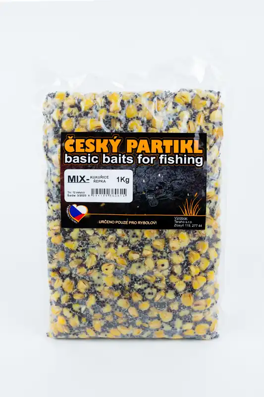 VAŘENÝ PARTIKL MIX / KUKUŘICE - ŘEPKA / ČESKÝ PARTIKL / 1 KG Levný