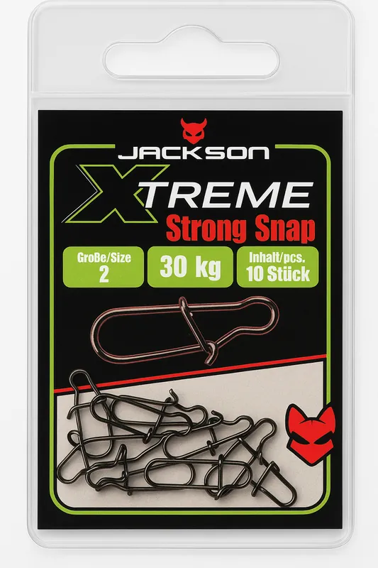 KARABINKY JACKSON XTREME STRONG SNAP / VEL. 4 / 25 KG / 10 KS Výhodná Nabídka