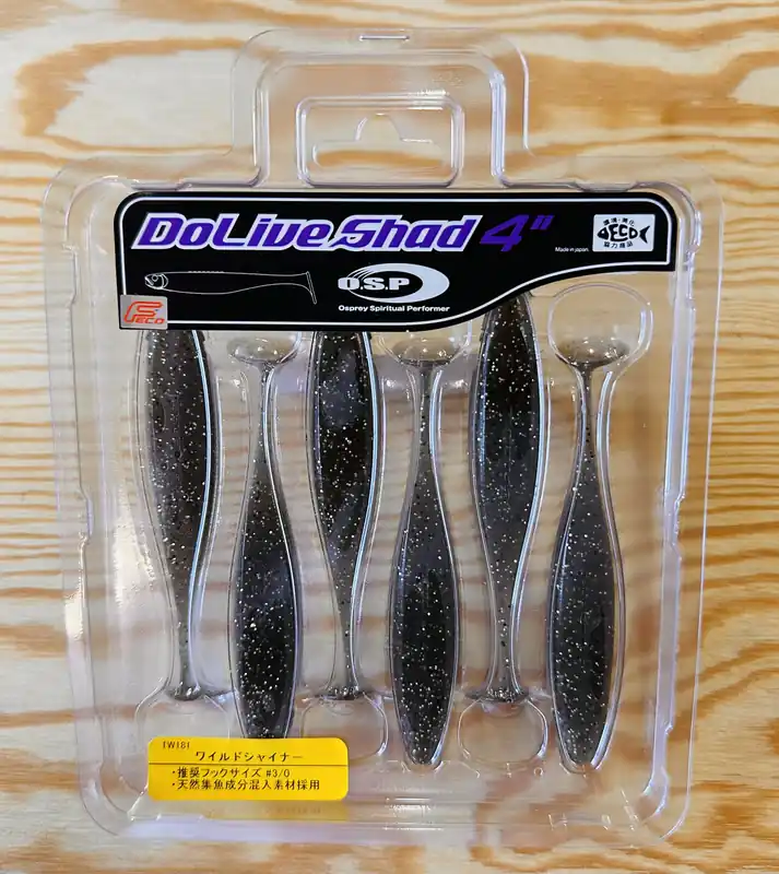 Gumové nástrahy O.S.P Do Live Shad 4" 10,2 cm / (6ks) / TW 181 Wild Shiner Oblíbený