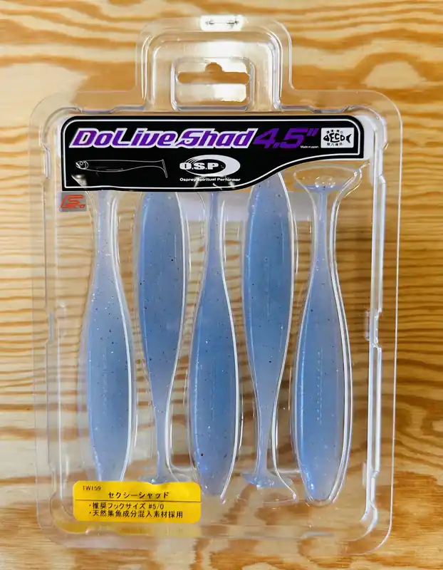 Expresní Doručení Gumové nástrahy O.S.P Do Live Shad 4,5" 11,5cm / (5ks) / TW 159 Sexy Shad