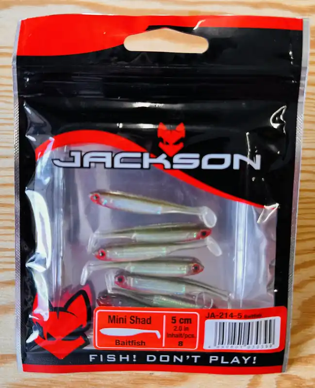 Kup Teď Gumové nástrahy JACKSON Mini Shad 5 cm / (8ks) / JA-214-5 Baitfish