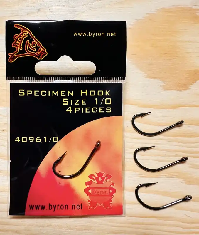 Nová Kolekce BYRON HÁČKY SPECIMEN HOOK 4096 / vel. 1/0 / 4 ks