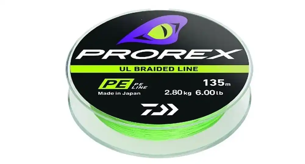 DAIWA Splétaná šňůra DAIWA PROREX UL FINESSE BRAID 0,05 mm / 135 m / 2,10 kg Víkendová Akce
