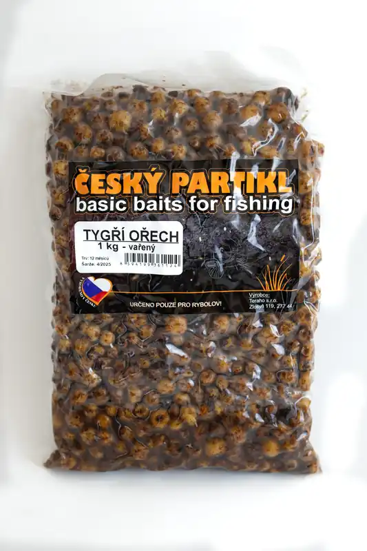VAŘENÝ TYGŘÍ OŘECH / ČESKÝ PARTIKL / 0,5 KG Akční Nabídka