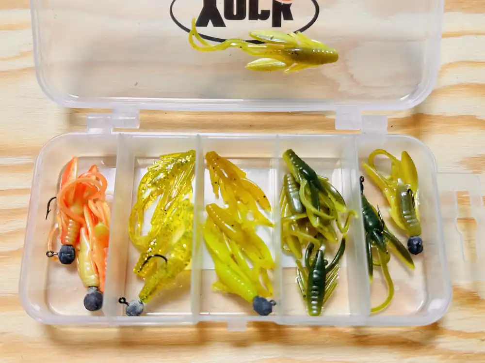 Časově Omezené SET PŘÍVLAČOVÝCH NÁSTRAH - NYMF 2,5 CM + BOX