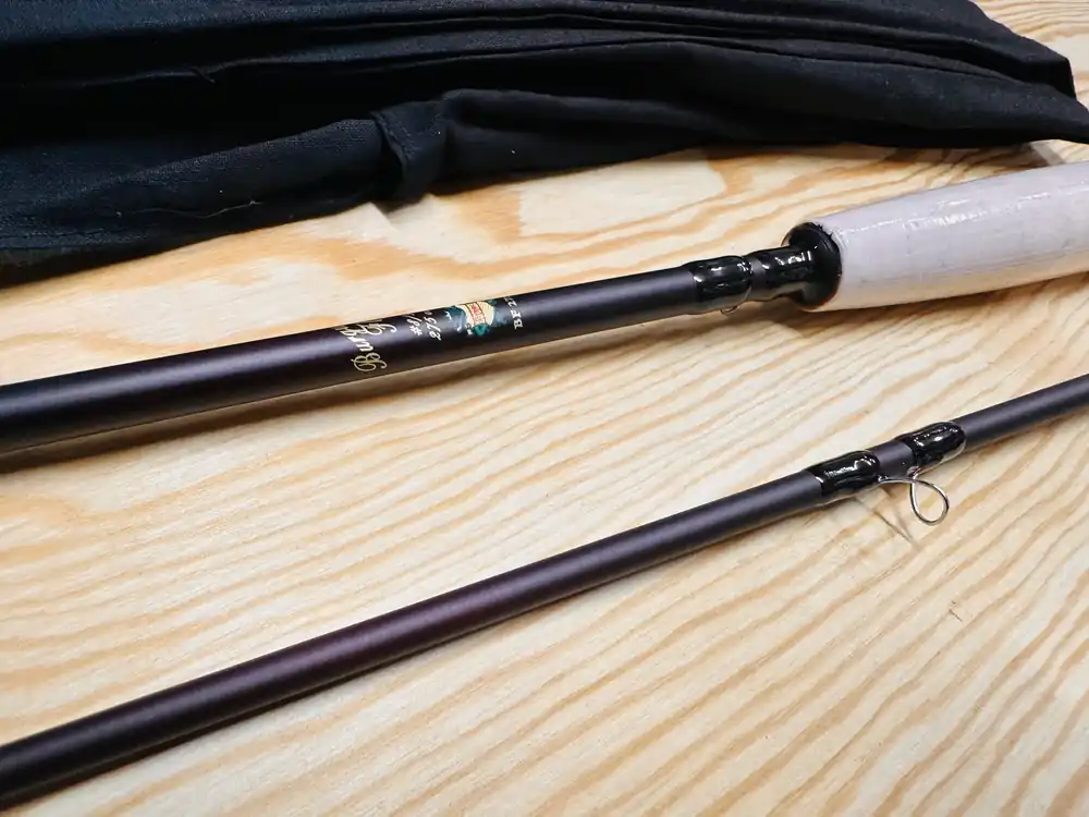 MUŠKAŘSKÝ PRUT BYRON BURGUND! FLY / 2,75 m / AFTMA 8/9 Originální