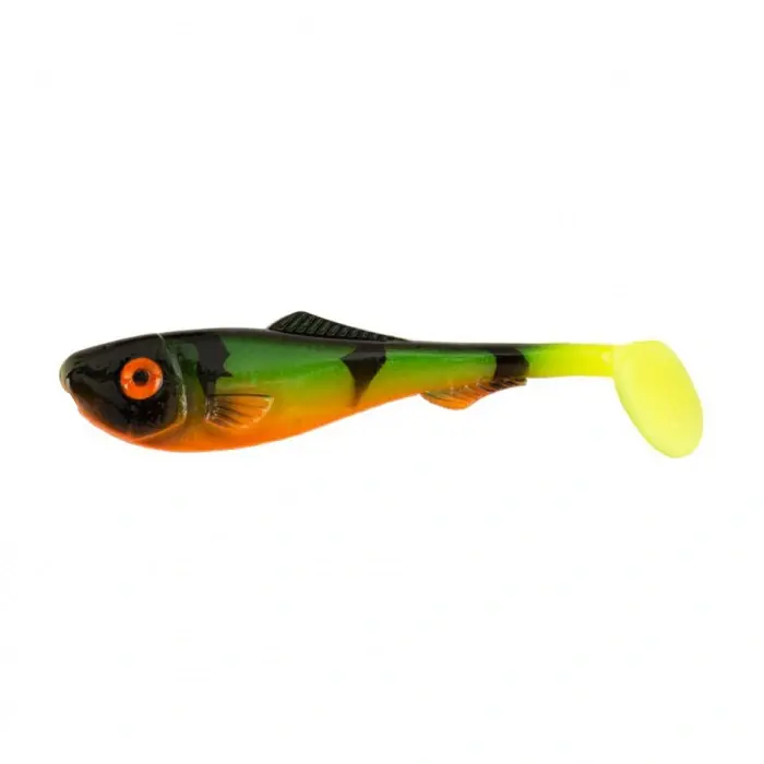 GUMOVÉ NÁSTRAHY ABU GARCIA BEAST PERCH SHAD 5 KS - FIRE TIGER / 8 cm / 5 g Jen Po Omezenou Doba