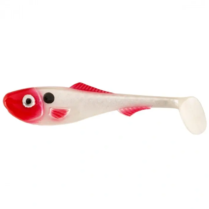 GUMOVÉ NÁSTRAHY ABU GARCIA BEAST PERCH SHAD 5 KS - RED HEAD / 8 cm / 5 g Tovární Cena
