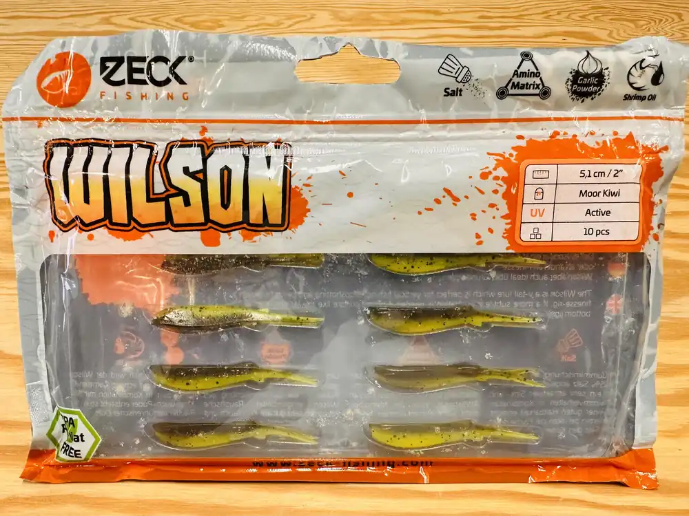 Pouze Dnes ZECK GUMOVÉ NÁSTRAHY WILSON 2" / MOOR KIWI / 5,1 cm / 10 ks