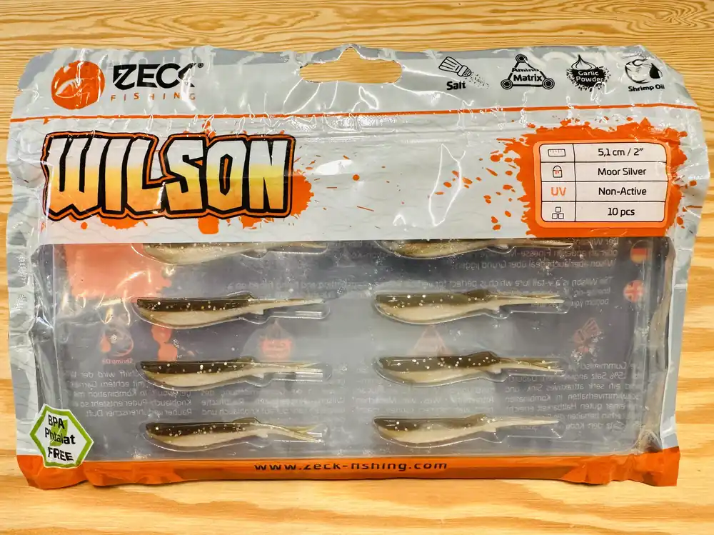 ZECK GUMOVÉ NÁSTRAHY WILSON 2" / MOOR SILVER / 5,1 cm / 10 ks Autentický