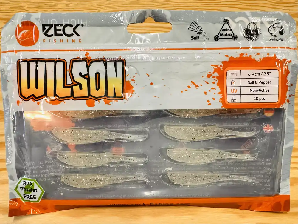 ZECK GUMOVÉ NÁSTRAHY WILSON 2,5" / SALT A PEPPER / 6,4 cm / 10 ks Omezená Nabídka
