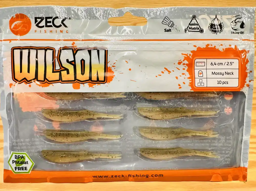 Víkendová Akce ZECK GUMOVÉ NÁSTRAHY WILSON 2,5" / MOOSY NECK / 6,4 cm / 10 ks