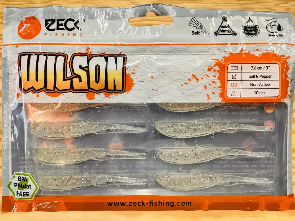 Odeslání Ihned ZECK GUMOVÉ NÁSTRAHY WILSON 3" / SALT A PEPPER / 7,6 cm / 10 ks
