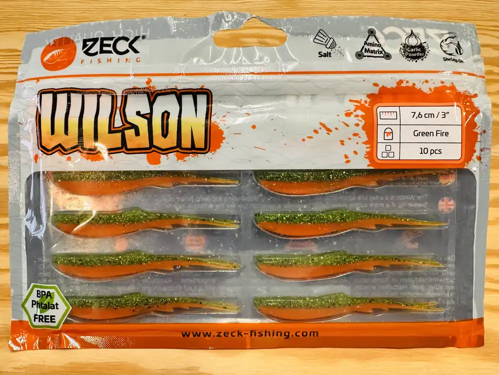 ZECK GUMOVÉ NÁSTRAHY WILSON 3" / GREEN FIRE / 7,6 cm / 10 ks Koupit Online