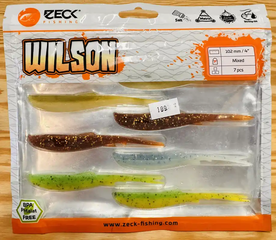 Levný ZECK GUMOVÉ NÁSTRAHY WILSON 4" / MIXED / 10,2 cm / 7 ks