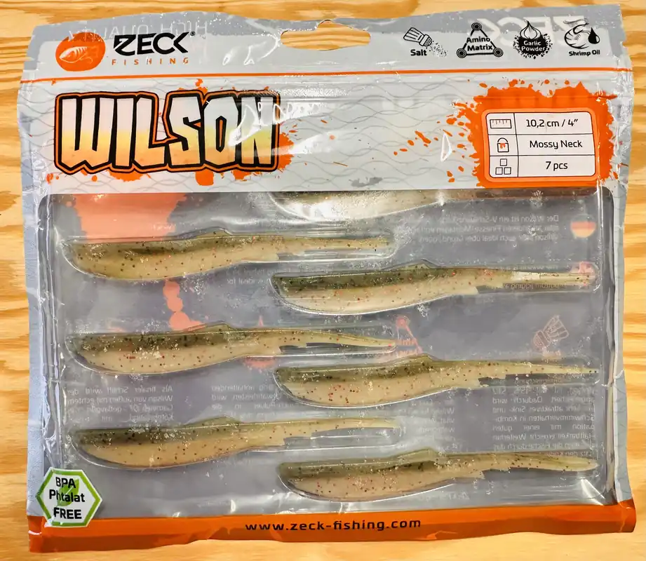 ZECK GUMOVÉ NÁSTRAHY WILSON 4" / MOOSY NECK / 10,2 cm / 7 ks Tovární Cena