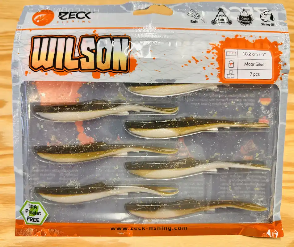 Vrácení Zdarma ZECK GUMOVÉ NÁSTRAHY WILSON 4" / MOOR SILVER / 10,2 cm / 7 ks