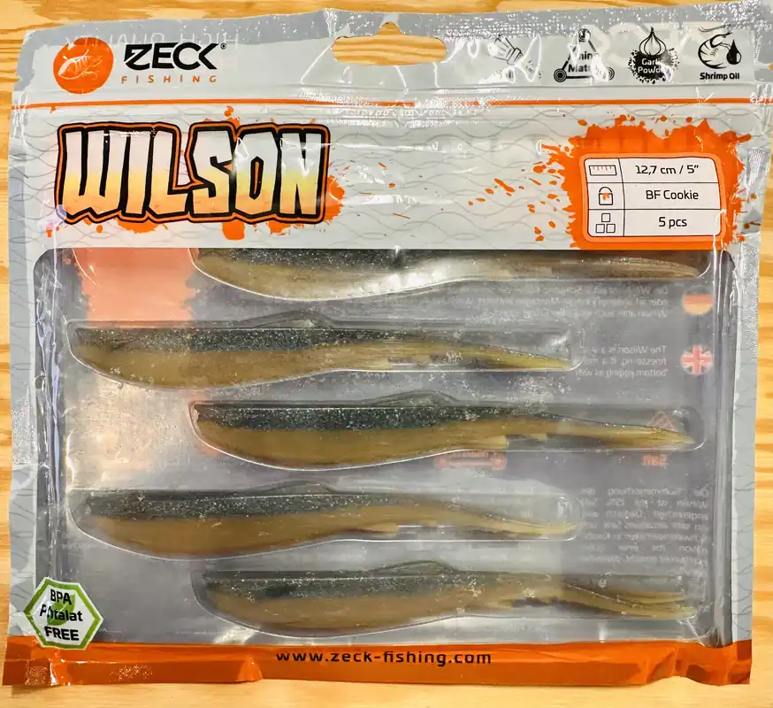 Cenový Hit ZECK GUMOVÉ NÁSTRAHY WILSON 5" / BF COOKIE / 12,7 cm / 5 ks