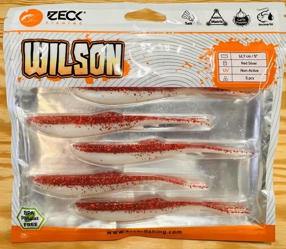 ZECK GUMOVÉ NÁSTRAHY WILSON 5" / RED SILVER / 12,7 cm / 5 ks Novinka