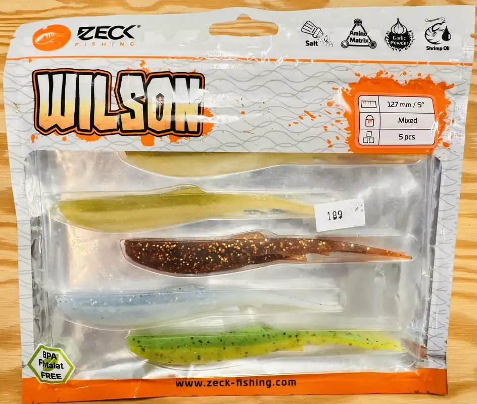 Aktuální ZECK GUMOVÉ NÁSTRAHY WILSON 5" / MIXED / 12,7 cm / 5 ks
