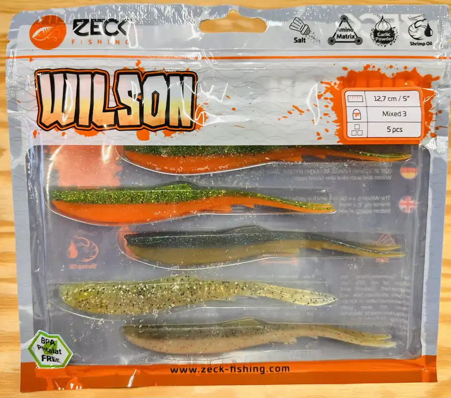 Cenová Bomba ZECK GUMOVÉ NÁSTRAHY WILSON 5" / MIXED 3 / 12,7 cm / 5 ks
