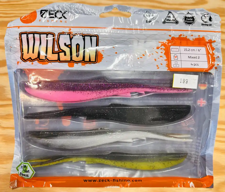 Přímo Od Výrobce ZECK GUMOVÉ NÁSTRAHY WILSON 6" / MIXED 2 / 15,2 cm / 4 ks