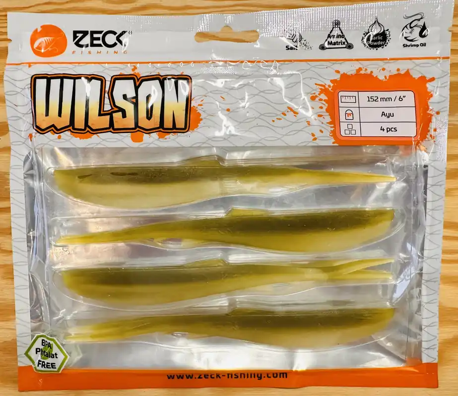 Hit Sezóny ZECK GUMOVÉ NÁSTRAHY WILSON 6" / AYU / 15,2 cm / 4 ks